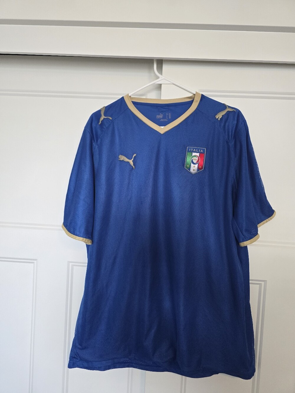 Puma Italy (FIGC) 2006 World Cup Home Soccer Jersey
